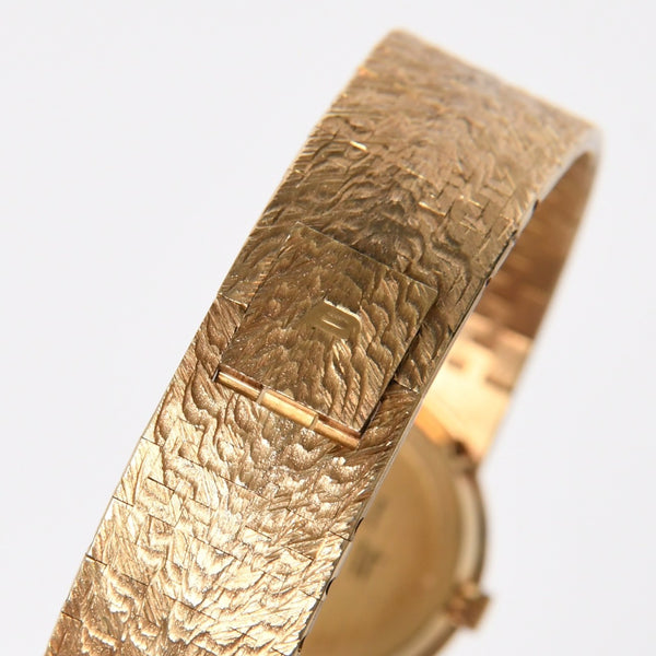 Very good condition PIAGET watch 924A23 Weight approx. 66.91g 18KYG 750 stamp Pave diamond Tiger eye dial 750 stamp Manual winding Used 4a009218