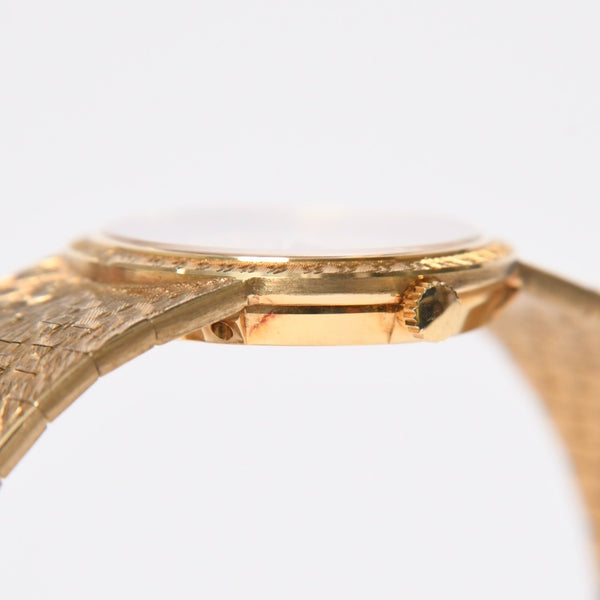 Very good condition PIAGET watch 924A23 Weight approx. 66.91g 18KYG 750 stamp Pave diamond Tiger eye dial 750 stamp Manual winding Used 4a009218