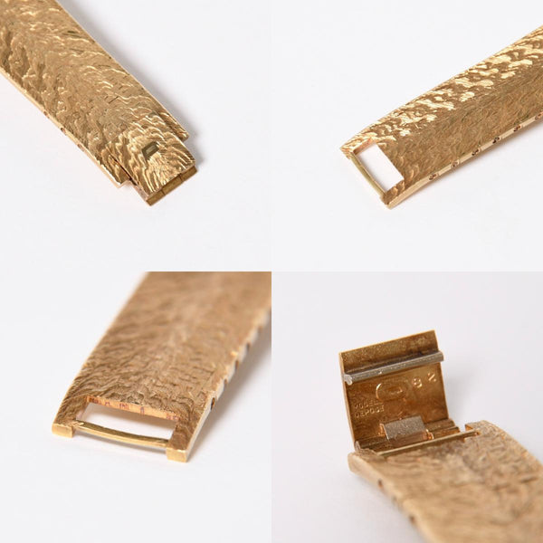 Very good condition PIAGET watch 924A23 Weight approx. 66.91g 18KYG 750 stamp Pave diamond Tiger eye dial 750 stamp Manual winding Used 4a009218