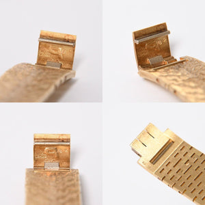 Very good condition PIAGET watch 924A23 Weight approx. 66.91g 18KYG 750 stamp Pave diamond Tiger eye dial 750 stamp Manual winding Used 4a009218