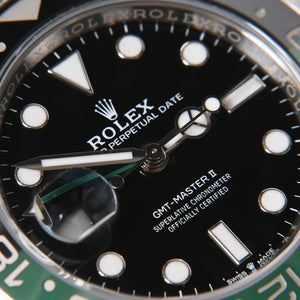極美品 ROLEX ロレックス GMTマスターⅡ Sprite スプライト 腕時計 126720VTNR ステンレススチール 143.1g シルバー グリーン ブラック サイズ40mm 中古 4a009364