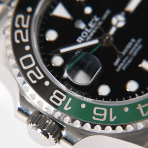 極美品 ROLEX ロレックス GMTマスターⅡ Sprite スプライト 腕時計 126720VTNR ステンレススチール 143.1g シルバー グリーン ブラック サイズ40mm 中古 4a009364