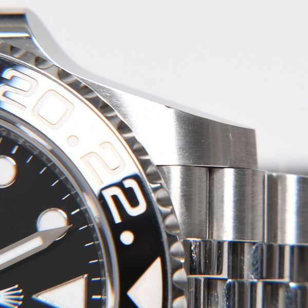 極美品 ROLEX ロレックス GMTマスターⅡ Sprite スプライト 腕時計 126720VTNR ステンレススチール 143.1g シルバー グリーン ブラック サイズ40mm 中古 4a009364