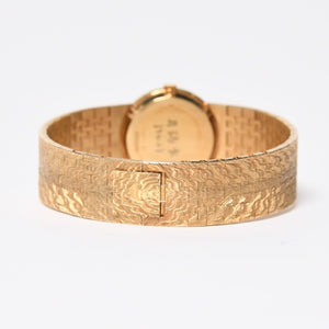 Very good condition PIAGET watch 924A23 Weight approx. 66.91g 18KYG 750 stamp Pave diamond Tiger eye dial 750 stamp Manual winding Used 4a009218