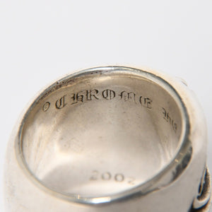 CHROME HEARTS CLASSIC OVAL CROSS Classic Oval Cross Ring Weight 39.57g Size 20.5 Silver 925 Good Condition Used 4a009226