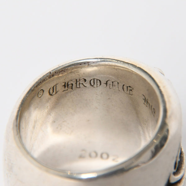 CHROME HEARTS CLASSIC OVAL CROSS Classic Oval Cross Ring Weight 39.57g Size 20.5 Silver 925 Good Condition Used 4a009226