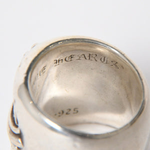 CHROME HEARTS CLASSIC OVAL CROSS Classic Oval Cross Ring Weight 39.57g Size 20.5 Silver 925 Good Condition Used 4a009226