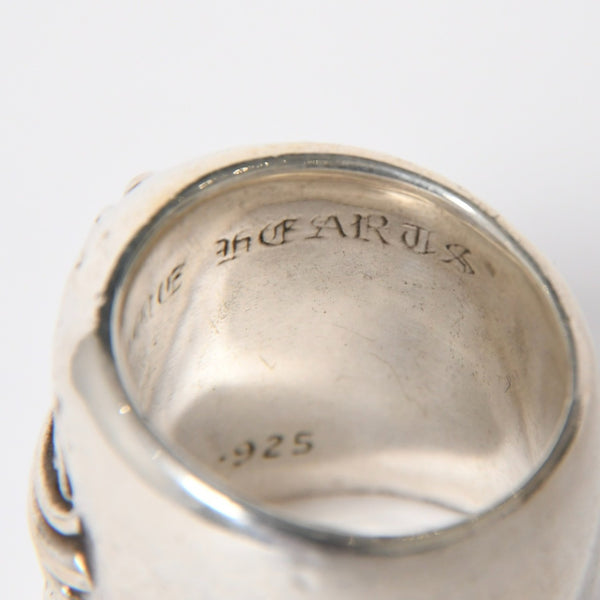 CHROME HEARTS CLASSIC OVAL CROSS Classic Oval Cross Ring Weight 39.57g Size 20.5 Silver 925 Good Condition Used 4a009226