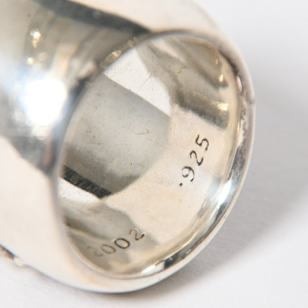 CHROME HEARTS CLASSIC OVAL CROSS Classic Oval Cross Ring Weight 39.57g Size 20.5 Silver 925 Good Condition Used 4a009226