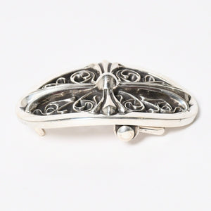 CHROME HEARTS クロムハーツ BUCKLE CLASSIC OVAL CROSS 1.5 クラシックオーバルクロス バックル 1.5 重量約165.58g 美品 中古 4a009246