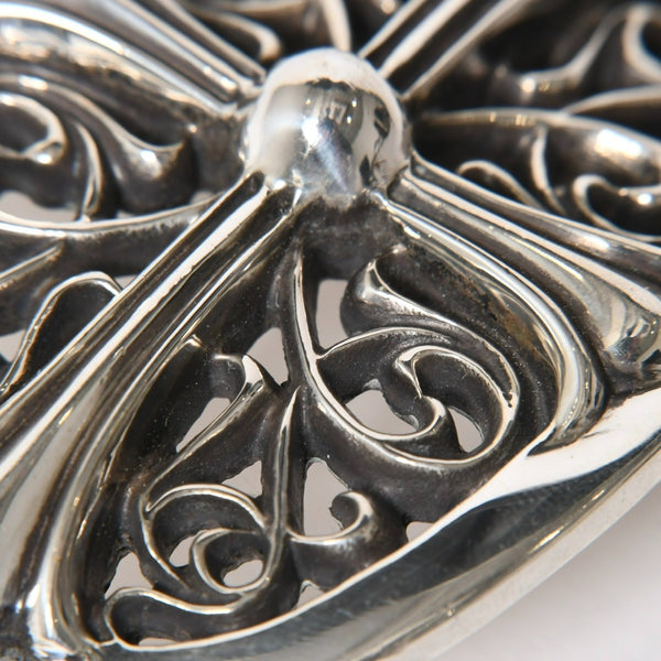 CHROME HEARTS クロムハーツ BUCKLE CLASSIC OVAL CROSS 1.5 クラシックオーバルクロス バックル 1.5 重量約165.58g 美品 中古 4a009246