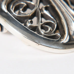 CHROME HEARTS クロムハーツ BUCKLE CLASSIC OVAL CROSS 1.5 クラシックオーバルクロス バックル 1.5 重量約165.58g 美品 中古 4a009246