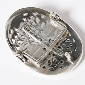 CHROME HEARTS クロムハーツ BUCKLE CLASSIC OVAL CROSS 1.5 クラシックオーバルクロス バックル 1.5 重量約165.58g 美品 中古 4a009246