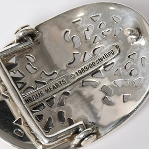 CHROME HEARTS クロムハーツ BUCKLE CLASSIC OVAL CROSS 1.5 クラシックオーバルクロス バックル 1.5 重量約165.58g 美品 中古 4a009246