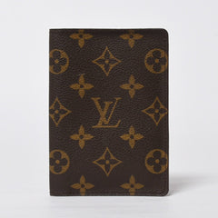 極美品 LOUIS VUITTON ルイヴィトン クーヴェルトゥール パスポール パスポートケース M60181 モノグラム PVC ブラウン 中古 4a009235