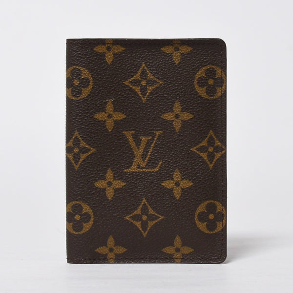 極美品 LOUIS VUITTON ルイヴィトン クーヴェルトゥール パスポール パスポートケース M60181 モノグラム PVC ブラウン 中古 4a009235