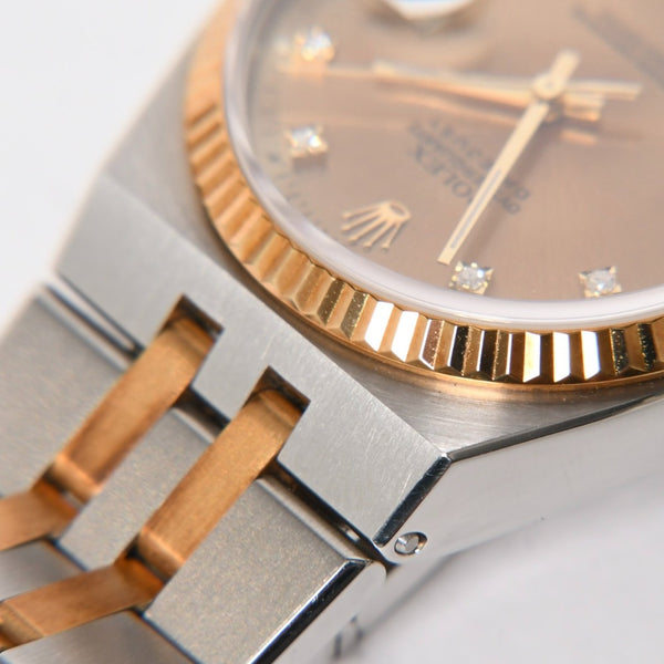 ROLEX datejust oyster quartz ロレックス デイトジャスト 腕時計 17013G 重量約128.39g SS YG シャンパン文字盤 ダイヤ 美品 中古 4a009150