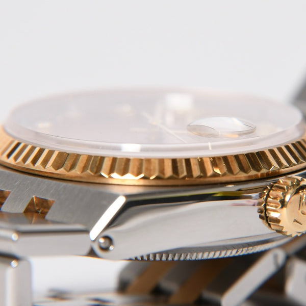 ROLEX datejust oyster quartz ロレックス デイトジャスト 腕時計 17013G 重量約128.39g SS YG シャンパン文字盤 ダイヤ 美品 中古 4a009150