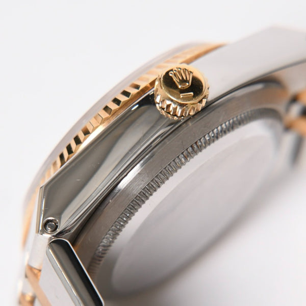 ROLEX datejust oyster quartz ロレックス デイトジャスト 腕時計 17013G 重量約128.39g SS YG シャンパン文字盤 ダイヤ 美品 中古 4a009150