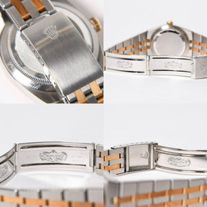 ROLEX datejust oyster quartz ロレックス デイトジャスト 腕時計 17013G 重量約128.39g SS YG シャンパン文字盤 ダイヤ 美品 中古 4a009150