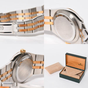 ROLEX datejust oyster quartz ロレックス デイトジャスト 腕時計 17013G 重量約128.39g SS YG シャンパン文字盤 ダイヤ 美品 中古 4a009150