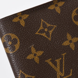 極美品 LOUIS VUITTON ルイヴィトン クーヴェルトゥール パスポール パスポートケース M60181 モノグラム PVC ブラウン 中古 4a009235