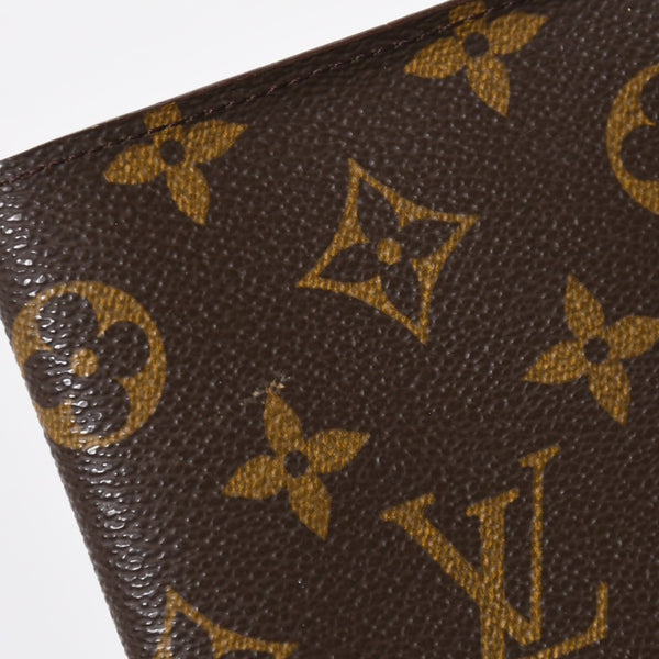 極美品 LOUIS VUITTON ルイヴィトン クーヴェルトゥール パスポール パスポートケース M60181 モノグラム PVC ブラウン 中古 4a009235