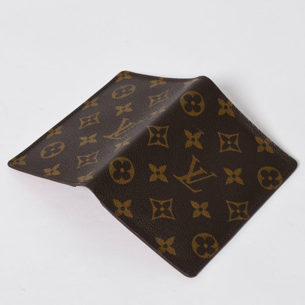 極美品 LOUIS VUITTON ルイヴィトン クーヴェルトゥール パスポール パスポートケース M60181 モノグラム PVC ブラウン 中古 4a009235