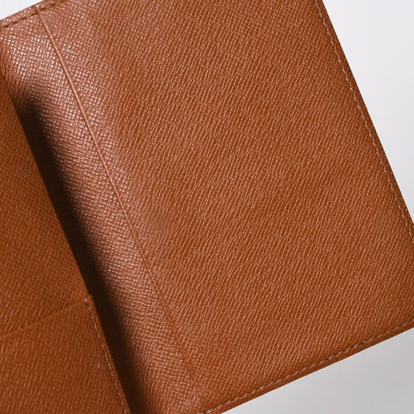 極美品 LOUIS VUITTON ルイヴィトン クーヴェルトゥール パスポール パスポートケース M60181 モノグラム PVC ブラウン 中古 4a009235