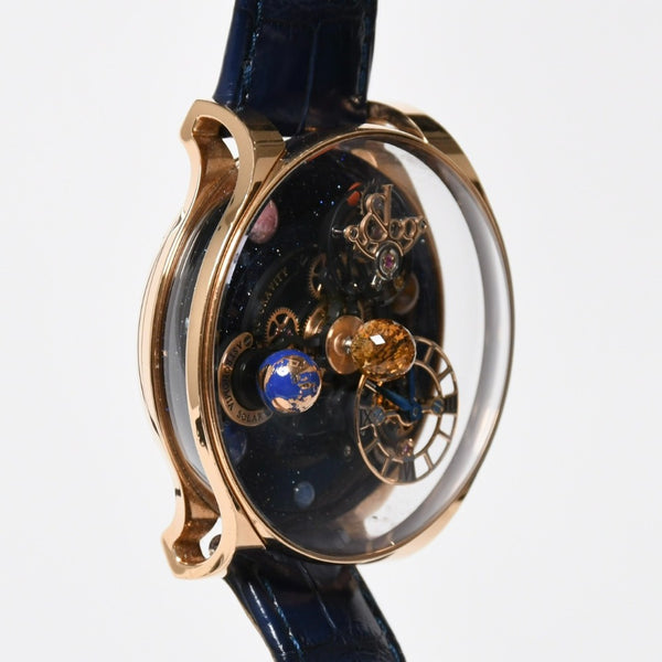 極美品 JACOB&CO ジェイコブ 時計 アストロノミア テルリウム 世界限定100本 シェル文字盤 44.5mm AS300.40.AP.AK.AFL4A 中古 4a005973