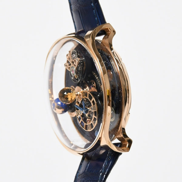 極美品 JACOB&CO ジェイコブ 時計 アストロノミア テルリウム 世界限定100本 シェル文字盤 44.5mm AS300.40.AP.AK.AFL4A 中古 4a005973