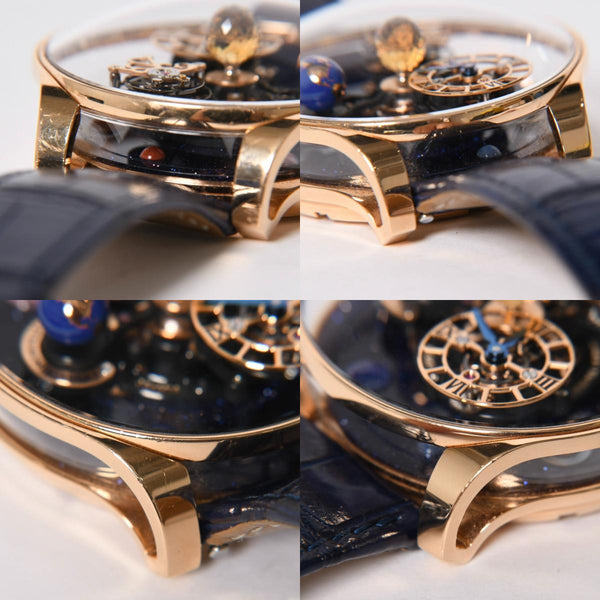 極美品 JACOB&CO ジェイコブ 時計 アストロノミア テルリウム 世界限定100本 シェル文字盤 44.5mm AS300.40.AP.AK.AFL4A 中古 4a005973
