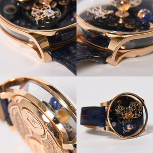 極美品 JACOB&CO ジェイコブ 時計 アストロノミア テルリウム 世界限定100本 シェル文字盤 44.5mm AS300.40.AP.AK.AFL4A 中古 4a005973