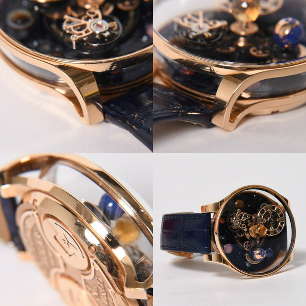 極美品 JACOB&CO ジェイコブ 時計 アストロノミア テルリウム 世界限定100本 シェル文字盤 44.5mm AS300.40.AP.AK.AFL4A 中古 4a005973