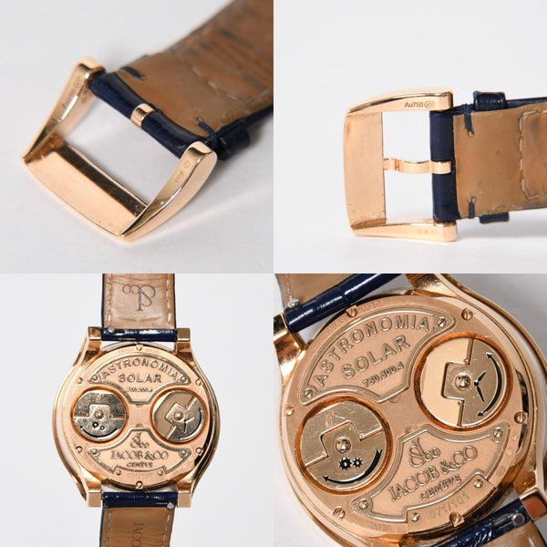 極美品 JACOB&CO ジェイコブ 時計 アストロノミア テルリウム 世界限定100本 シェル文字盤 44.5mm AS300.40.AP.AK.AFL4A 中古 4a005973