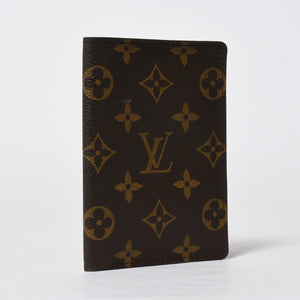 極美品 LOUIS VUITTON ルイヴィトン クーヴェルトゥール パスポール パスポートケース M60181 モノグラム PVC ブラウン 中古 4a009235