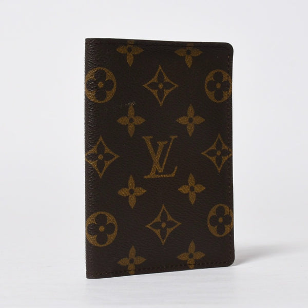 極美品 LOUIS VUITTON ルイヴィトン クーヴェルトゥール パスポール パスポートケース M60181 モノグラム PVC ブラウン 中古 4a009235