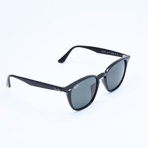 極美品 RAYBAN レイバン ウェリントン アジアンフィット サングラス RB4258 アセテート ブラック シルバー金具 中古 4a008610