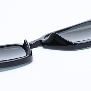 極美品 RAYBAN レイバン ウェリントン アジアンフィット サングラス RB4258 アセテート ブラック シルバー金具 中古 4a008610
