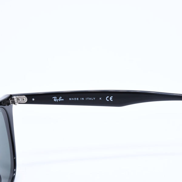 極美品 RAYBAN レイバン ウェリントン アジアンフィット サングラス RB4258 アセテート ブラック シルバー金具 中古 4a008610