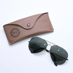 RAYBAN レイバン アビエーター クラシック サングラス ヴィンテージ RB3025 USA製 メタル ブラック 美品 中古 4a008500