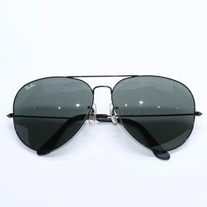 RAYBAN レイバン アビエーター クラシック サングラス ヴィンテージ RB3025 USA製 メタル ブラック 美品 中古 4a008500