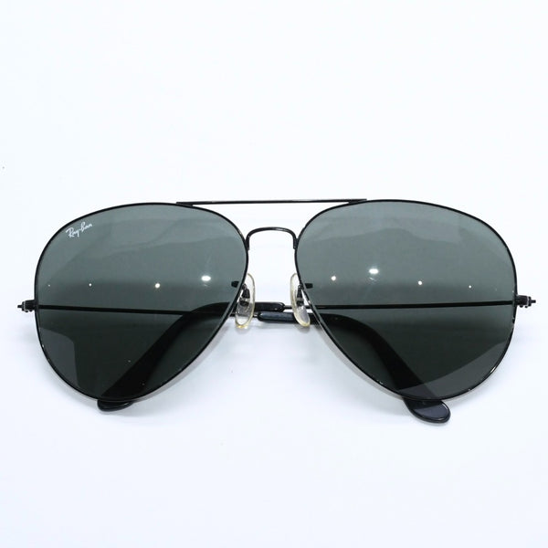 RAYBAN レイバン アビエーター クラシック サングラス ヴィンテージ RB3025 USA製 メタル ブラック 美品 中古 4a008500