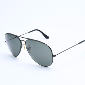 RAYBAN レイバン アビエーター クラシック サングラス ヴィンテージ RB3025 USA製 メタル ブラック 美品 中古 4a008500