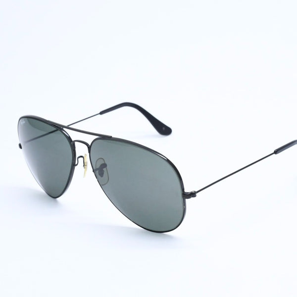 RAYBAN レイバン アビエーター クラシック サングラス ヴィンテージ RB3025 USA製 メタル ブラック 美品 中古 4a008500