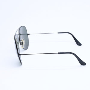 RAYBAN レイバン アビエーター クラシック サングラス ヴィンテージ RB3025 USA製 メタル ブラック 美品 中古 4a008500