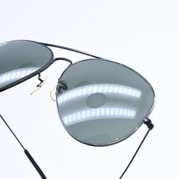 RAYBAN レイバン アビエーター クラシック サングラス ヴィンテージ RB3025 USA製 メタル ブラック 美品 中古 4a008500