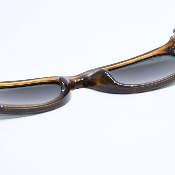 極美品 RAYBAN レイバン ニューフェイラー サングラス RB2132 イタリア製 アセテート ブラウン シルバー金具 サイズ55◻︎18 中古 4a008515