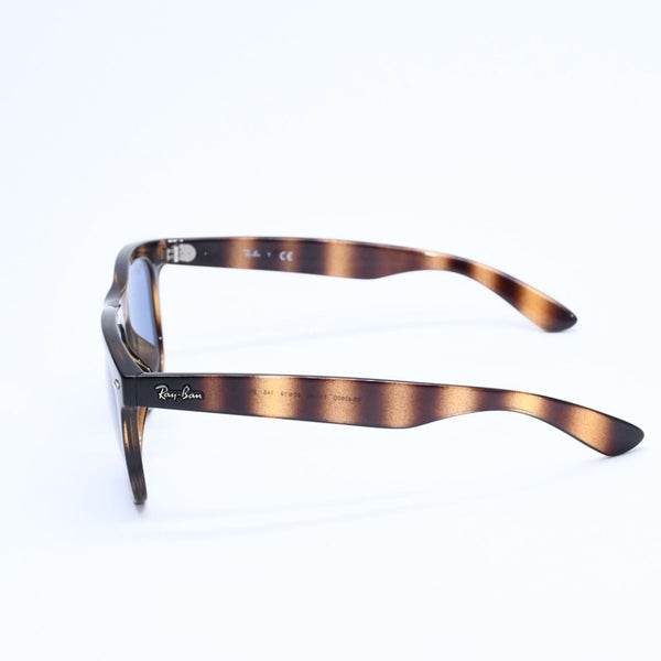 RAYBAN レイバン サングラス べっ甲調 RB 4260D アセテート ブラウン ブラック ブルーレンズ シルバー金具 サイズ57◻︎19 美品 中古 4a008464