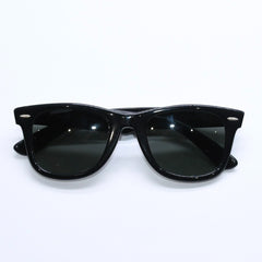 RAYBAN レイバン WAYFARER ウェイフェーラー サングラス B&L 5022 アセテート ブラック シルバー金具 美品 中古 4a008490
